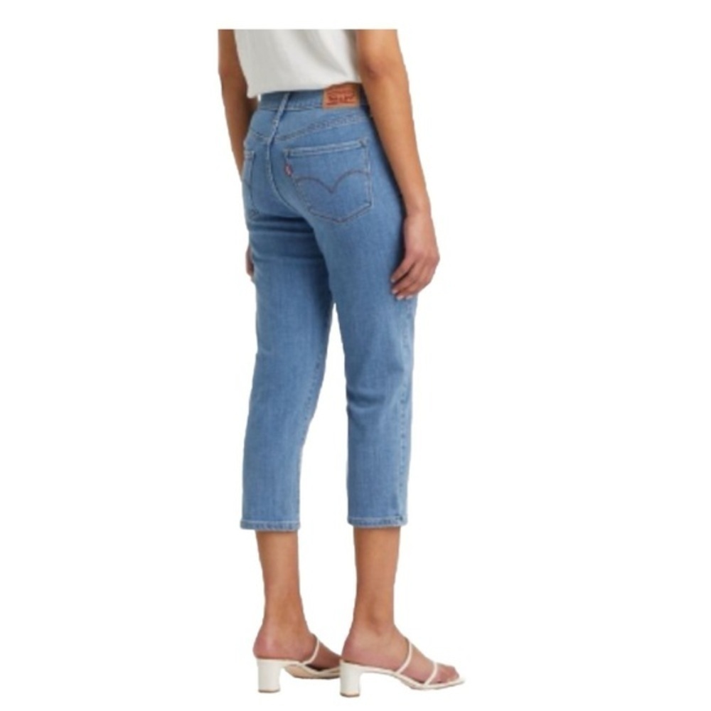 NWT Levi’s Shaping Capri Jeans 311 Stretch Smoothing Tummy Panel 10  14 20W New - Picture 4 of 11